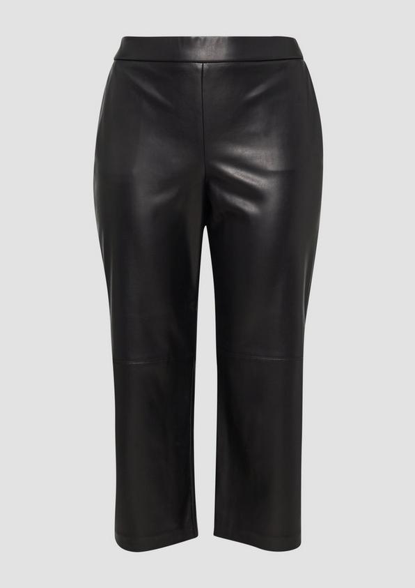 s.Oliver Culotte aus Lederimitat mit Nahtdetails
