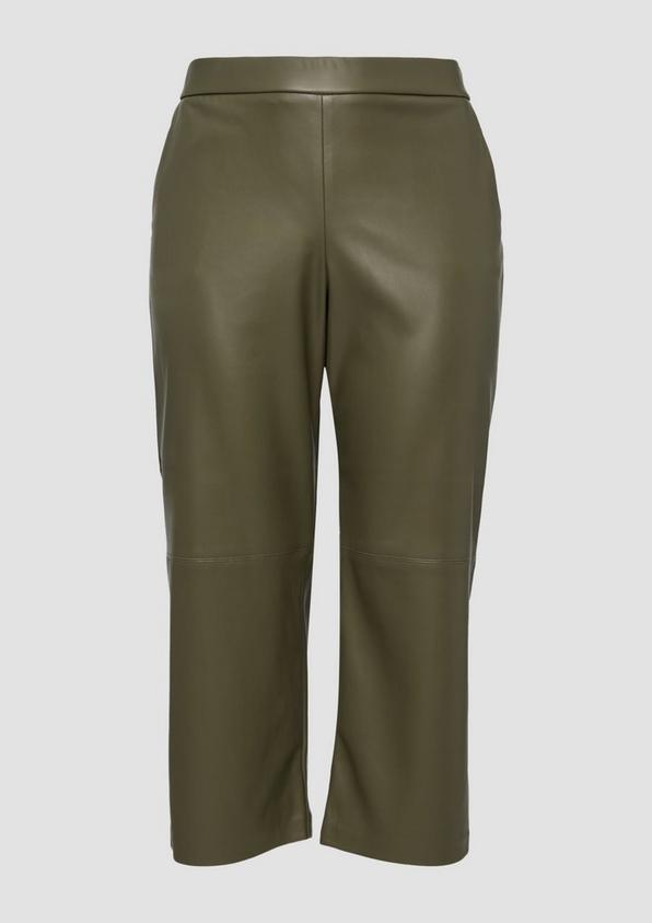 s.Oliver Culotte aus Lederimitat mit Nahtdetails