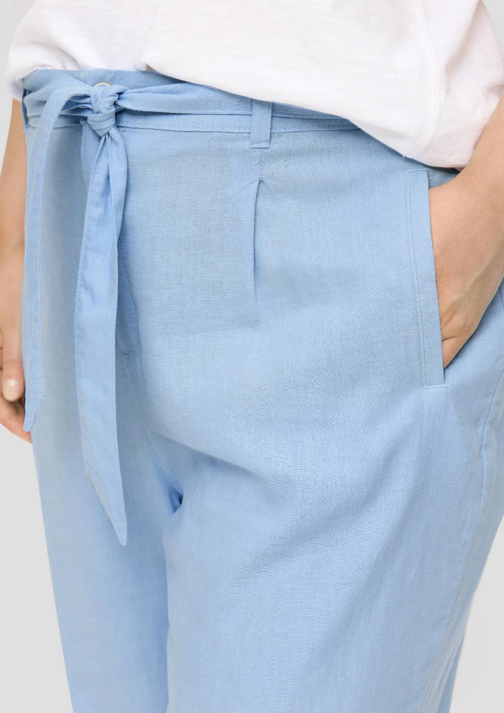 S.Oliver Culotte Aus Leinenmix