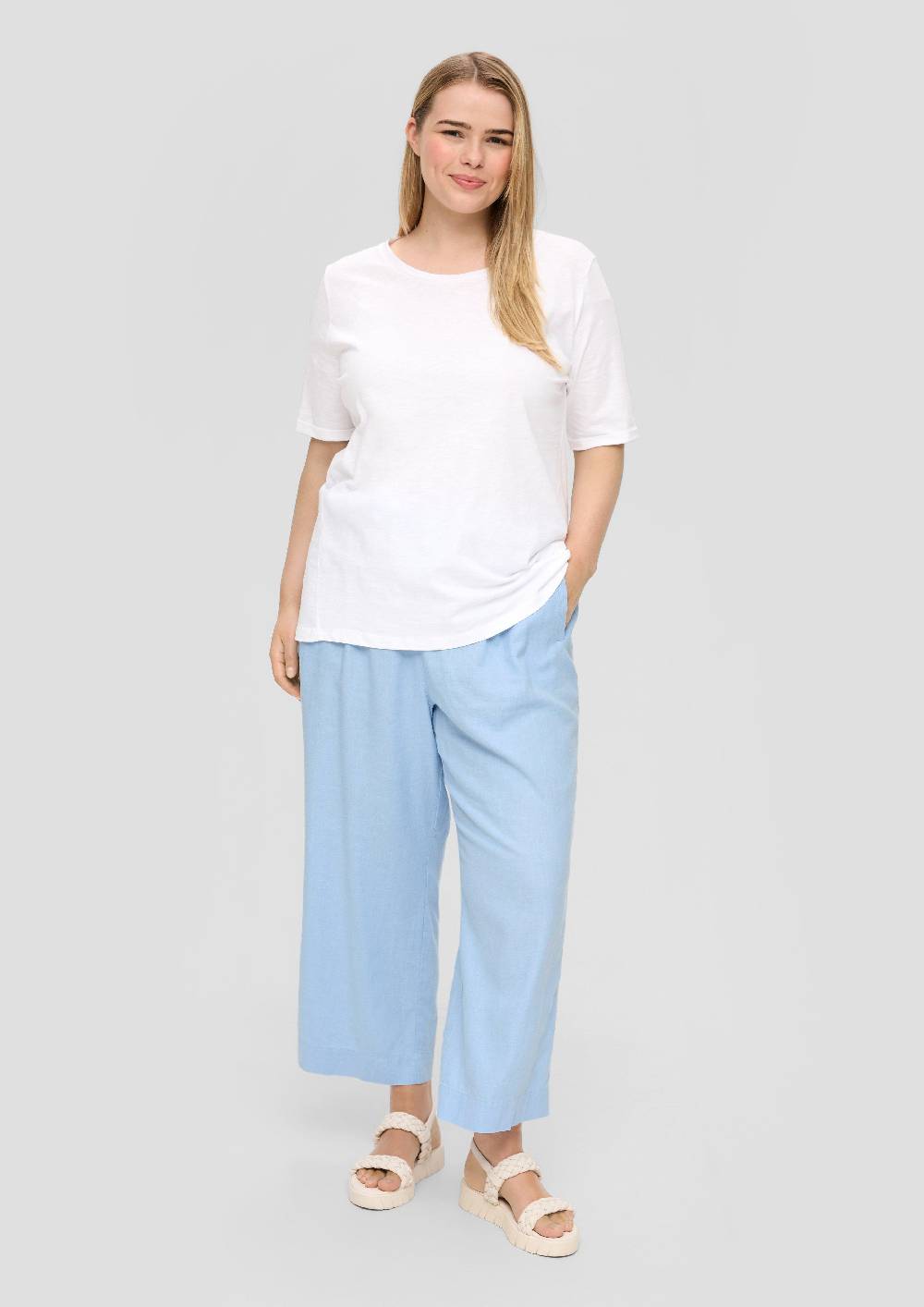 S.Oliver Culotte Aus Leinenmix