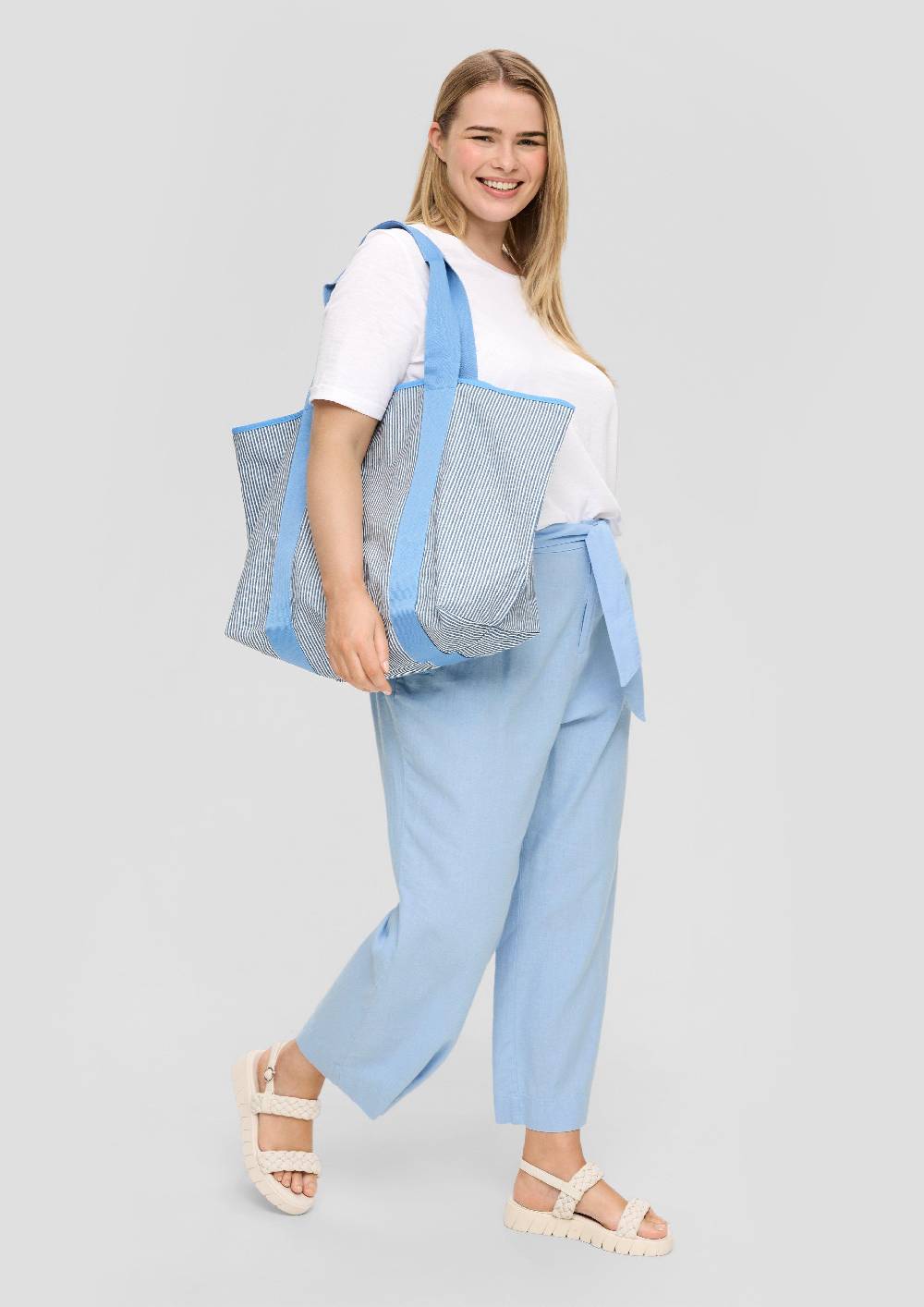 S.Oliver Culotte Aus Leinenmix