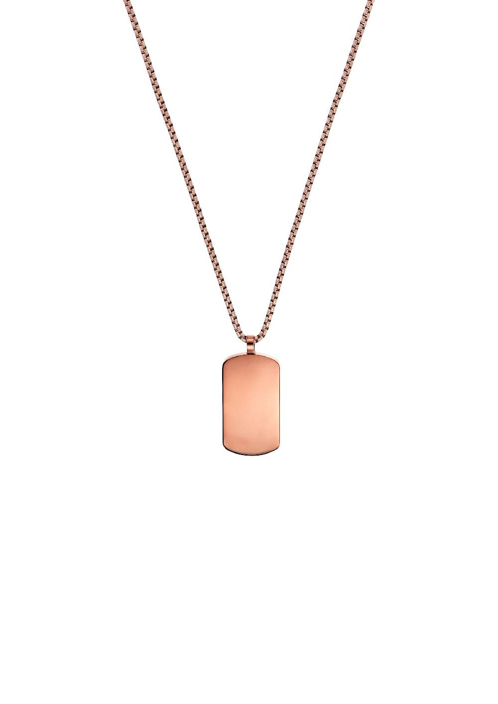 S.Oliver Dog-Tag-Kette In Kupfer