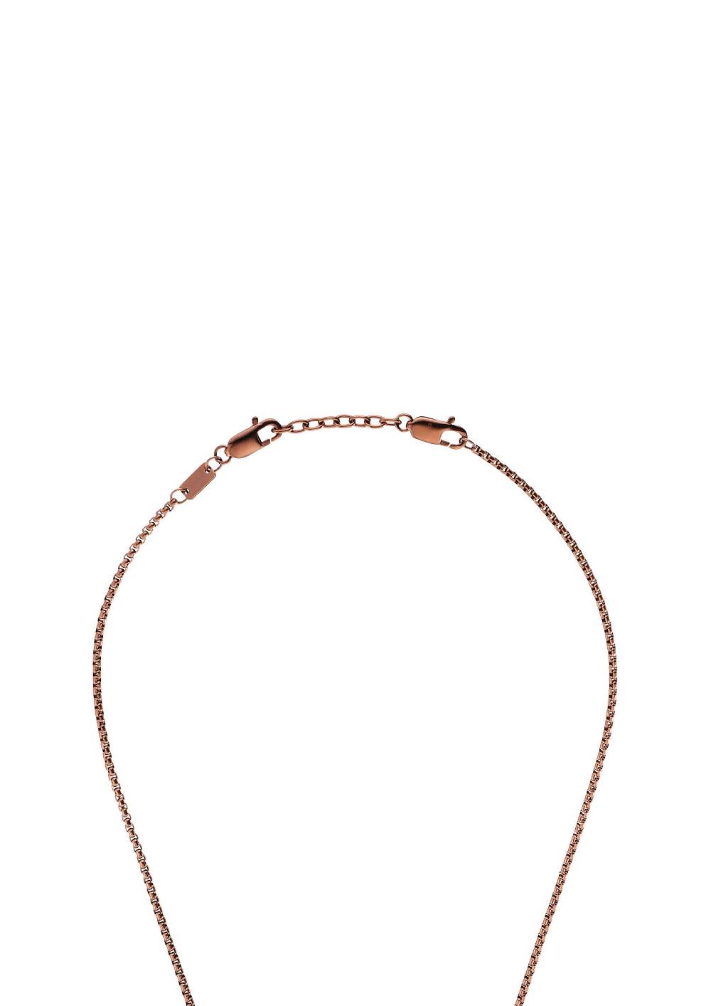 S.Oliver Dog-Tag-Kette In Kupfer