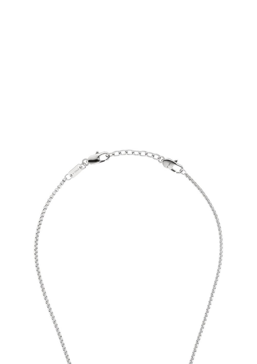 S.Oliver Dog-Tag-Kette Mit Kompass-Detail