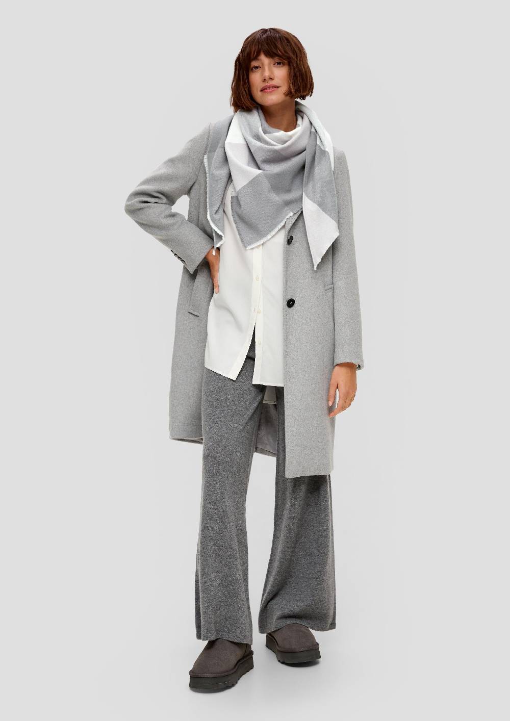 S.Oliver Dreieckiger Schal Aus Viskosemix