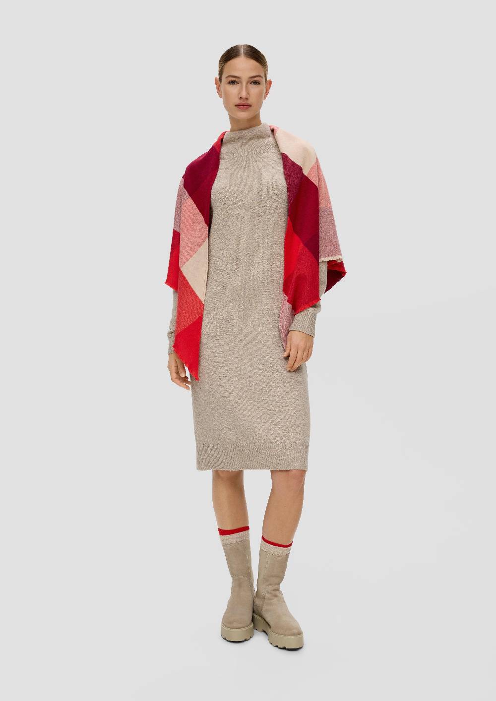 S.Oliver Dreieckiger Schal Aus Viskosemix