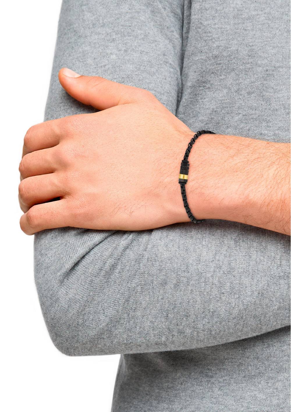 S.Oliver Edelstahl-Armband In Schwarz