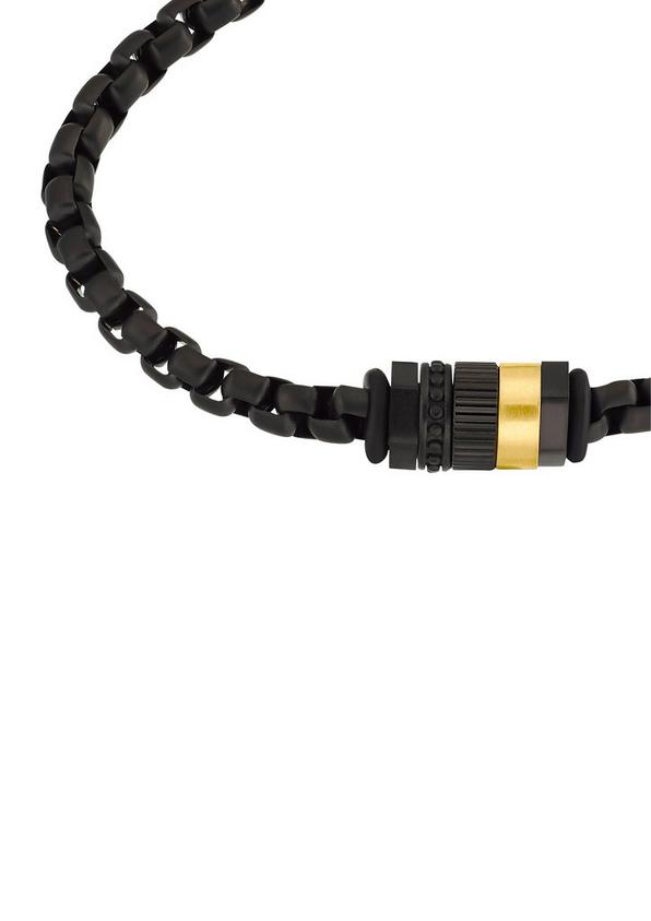 s.Oliver Edelstahl-Armband in Schwarz