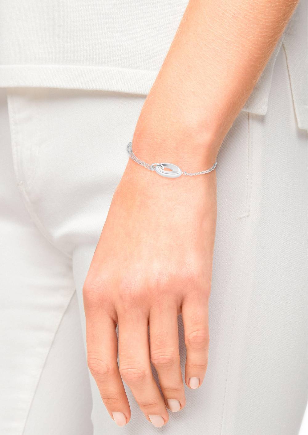 S.Oliver Edelstahl-Armband Mit Anhänger