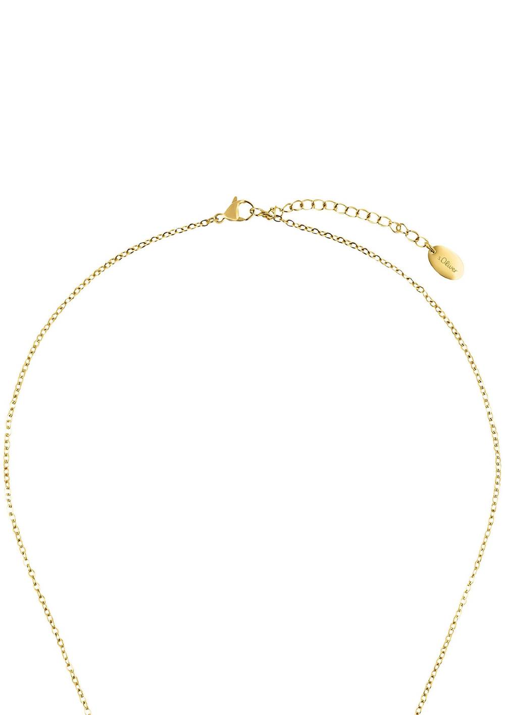 S.Oliver Edelstahlkette Mit Anhänger