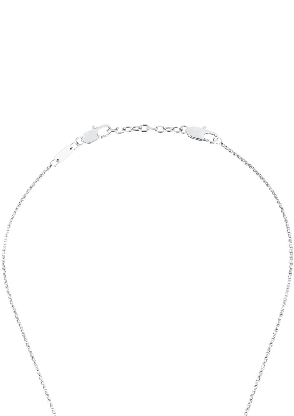 S.Oliver Edelstahlkette Mit Dog-Tag-Anhänger