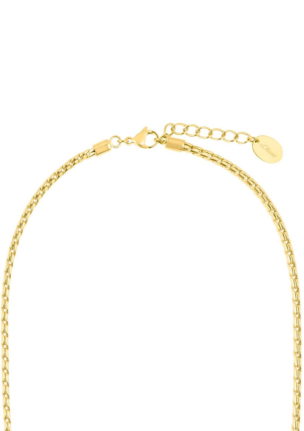 S.Oliver Edelstahlkette Mit Panzergliederung