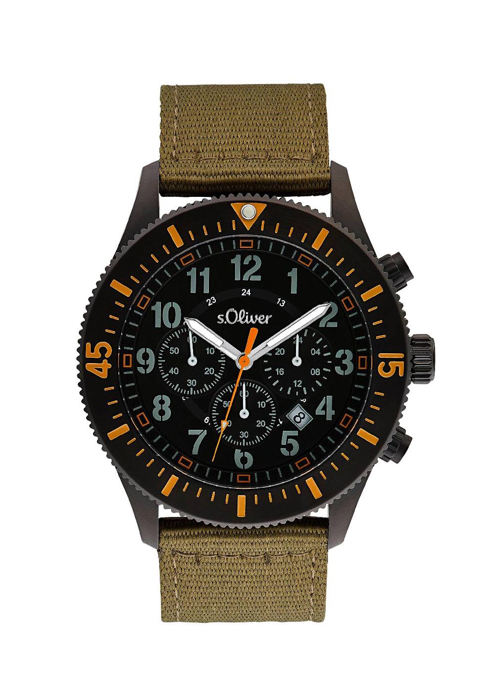 S.Oliver Edelstahluhr Mit Kontrastdetails
