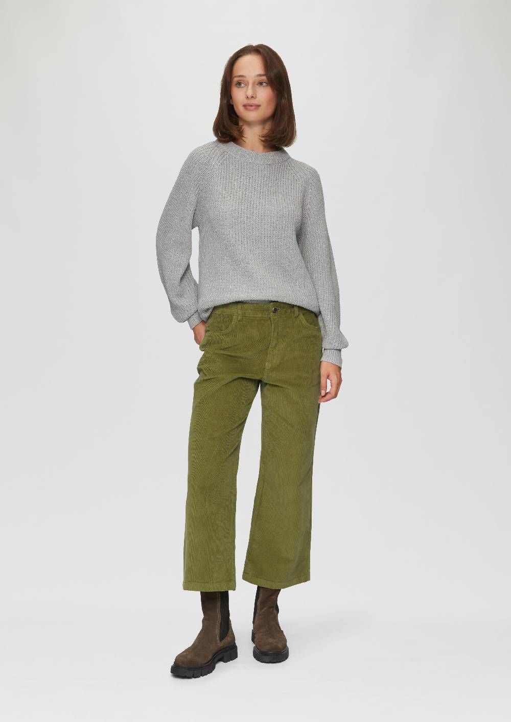 S.Oliver Elastische Culotte Aus Cord