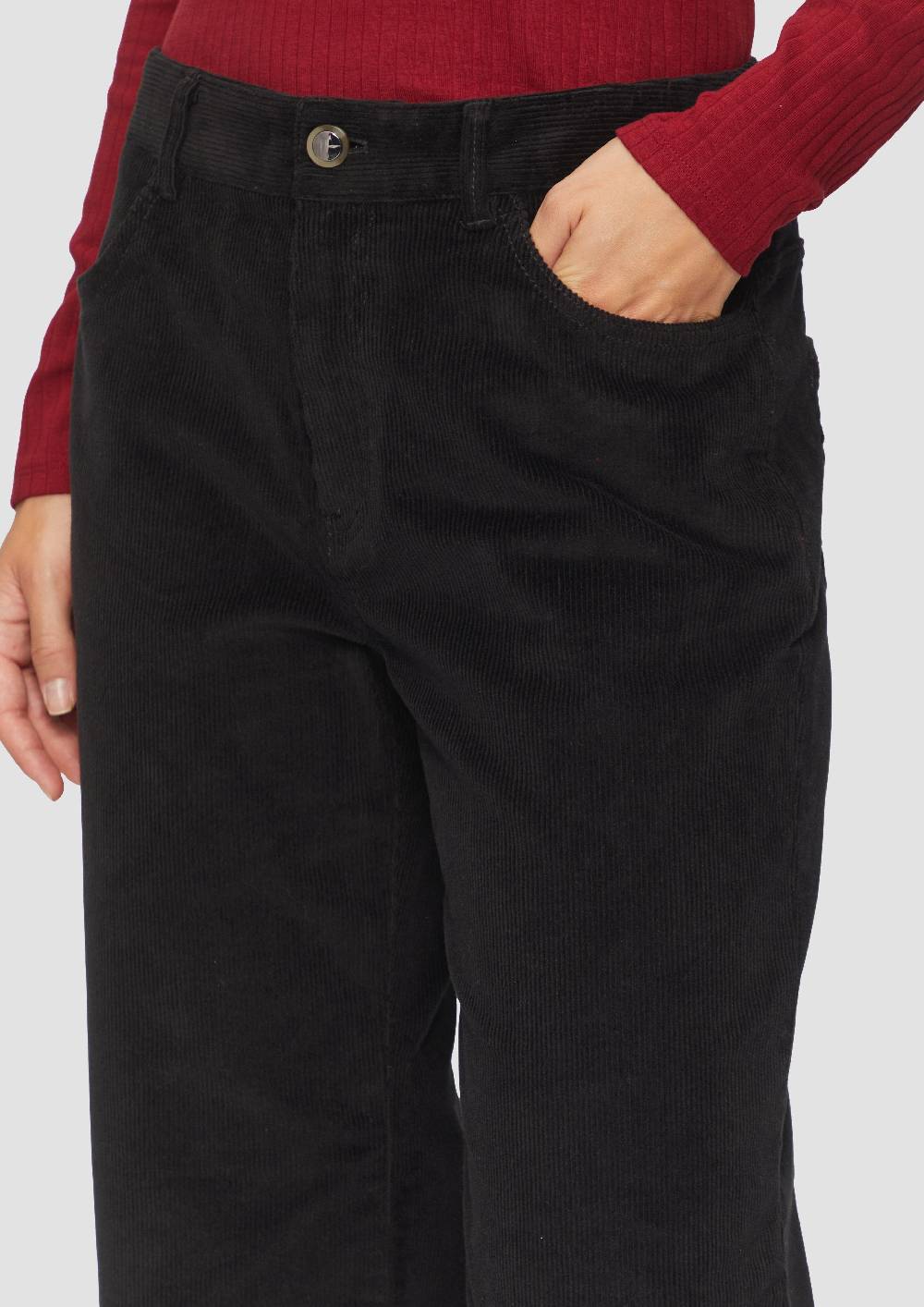 S.Oliver Elastische Culotte Aus Cord