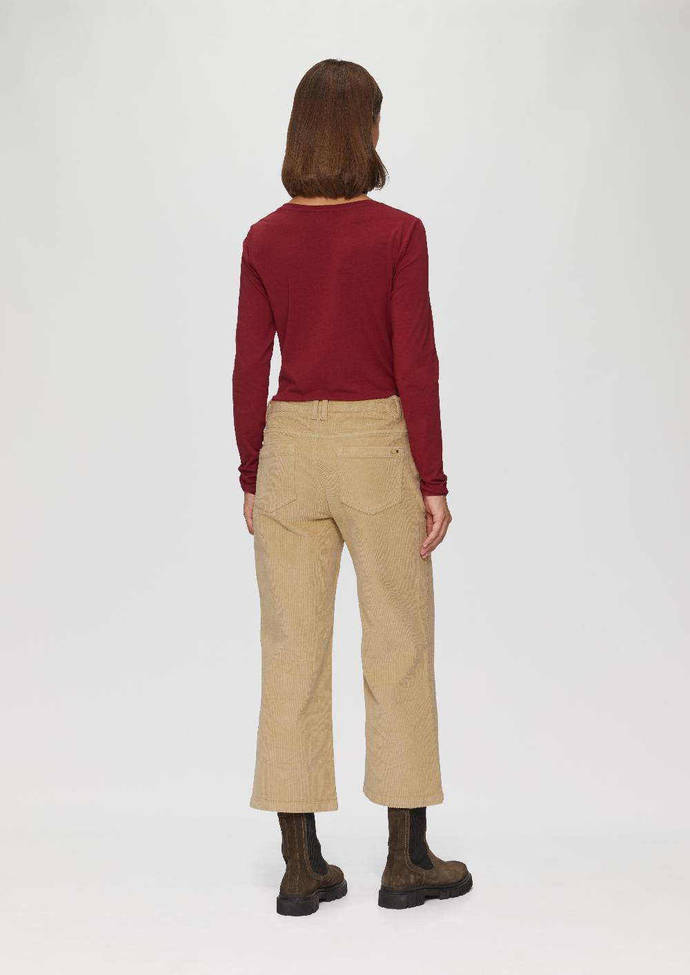 S.Oliver Elastische Culotte Aus Cord