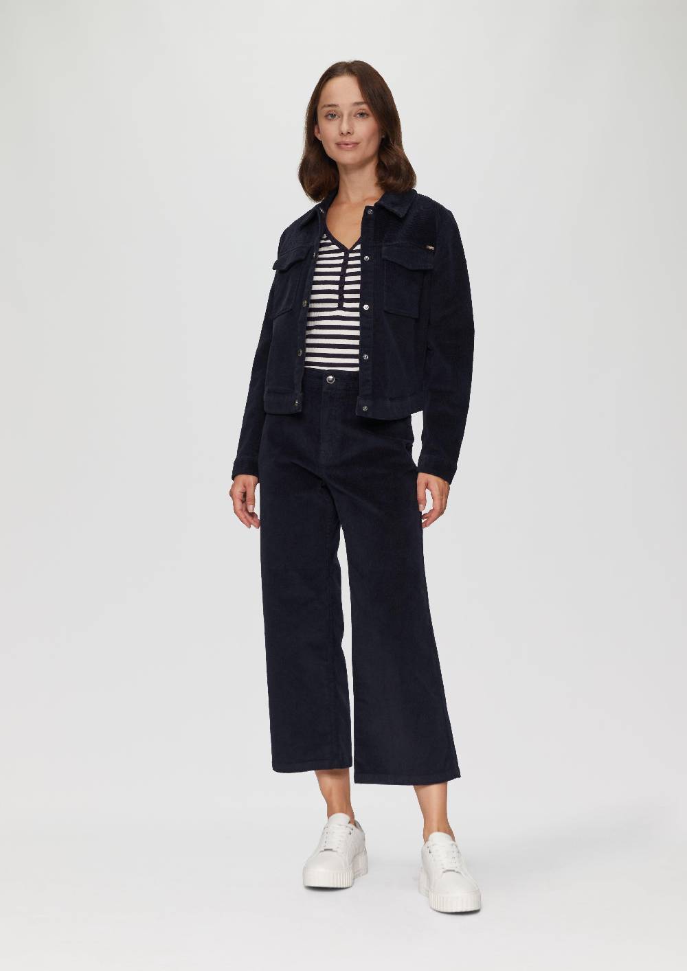 S.Oliver Elastische Culotte Aus Cord