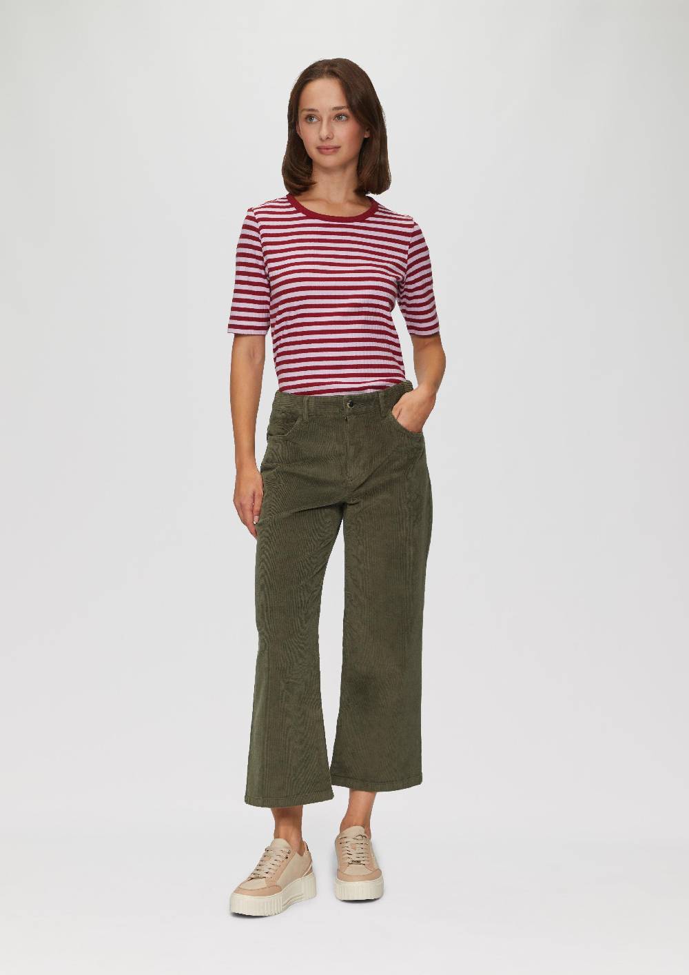 S.Oliver Elastische Culotte Aus Cord