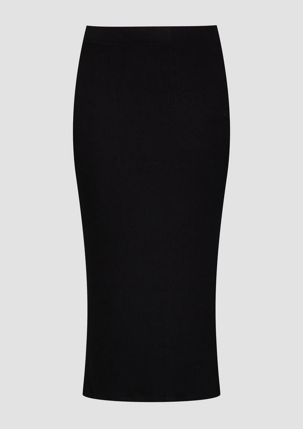 s.Oliver Elastischer Maxirock mit Rippstruktur