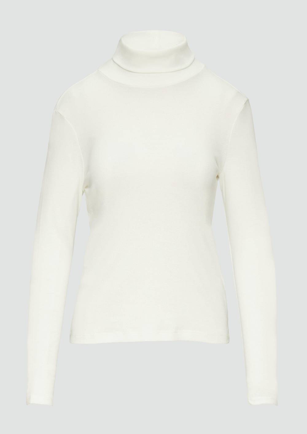 S.Oliver Elastisches Langarmshirt Mit Rollkragen