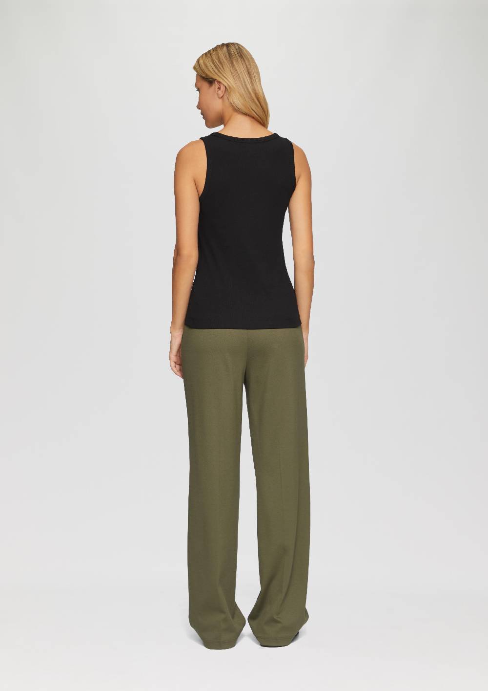 S.Oliver Elastisches Top Mit Rippstruktur