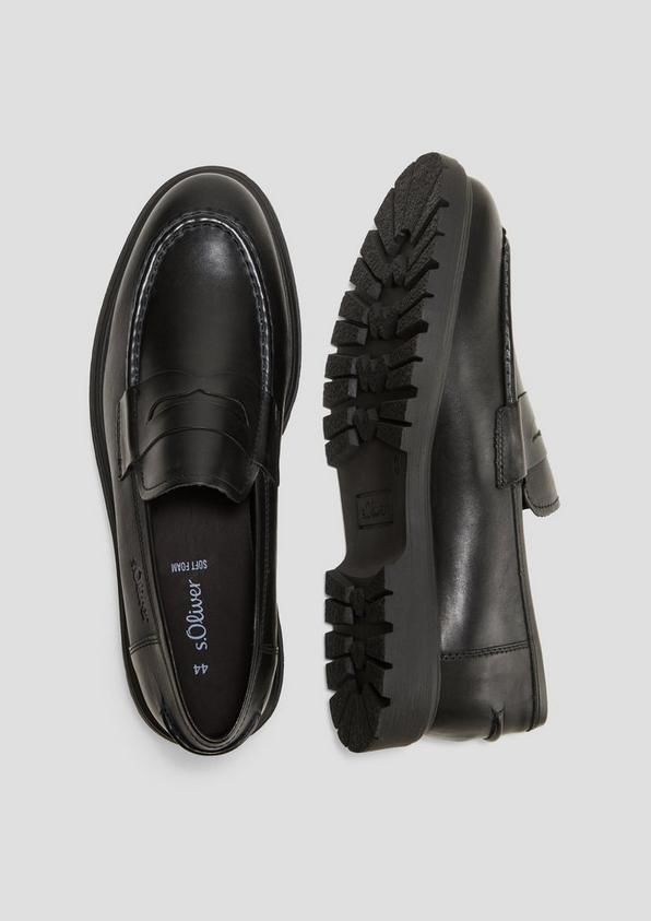 s.Oliver Elegante Loafer aus Echtleder