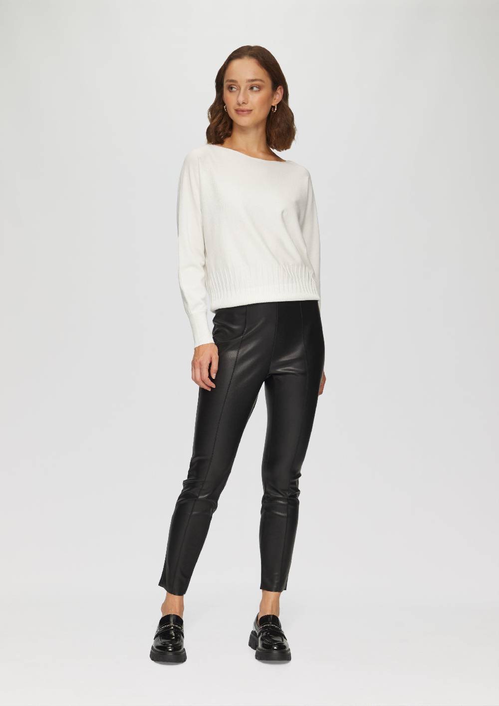 S.Oliver Extra Slim: Leggings Aus Lederimitat