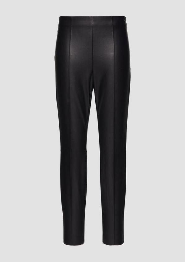 s.Oliver Extra Slim: Leggings aus Lederimitat