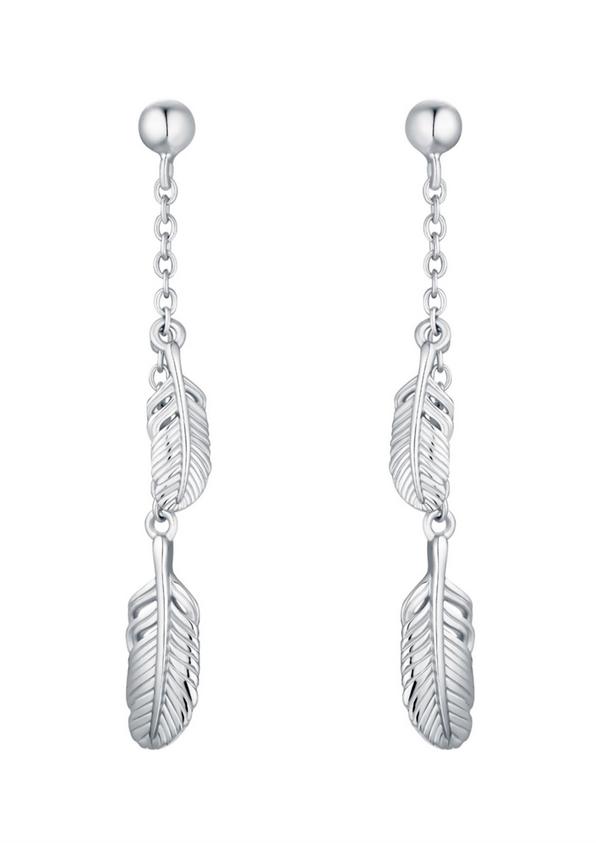 s.Oliver Feder-Ohrringe aus Silber 925