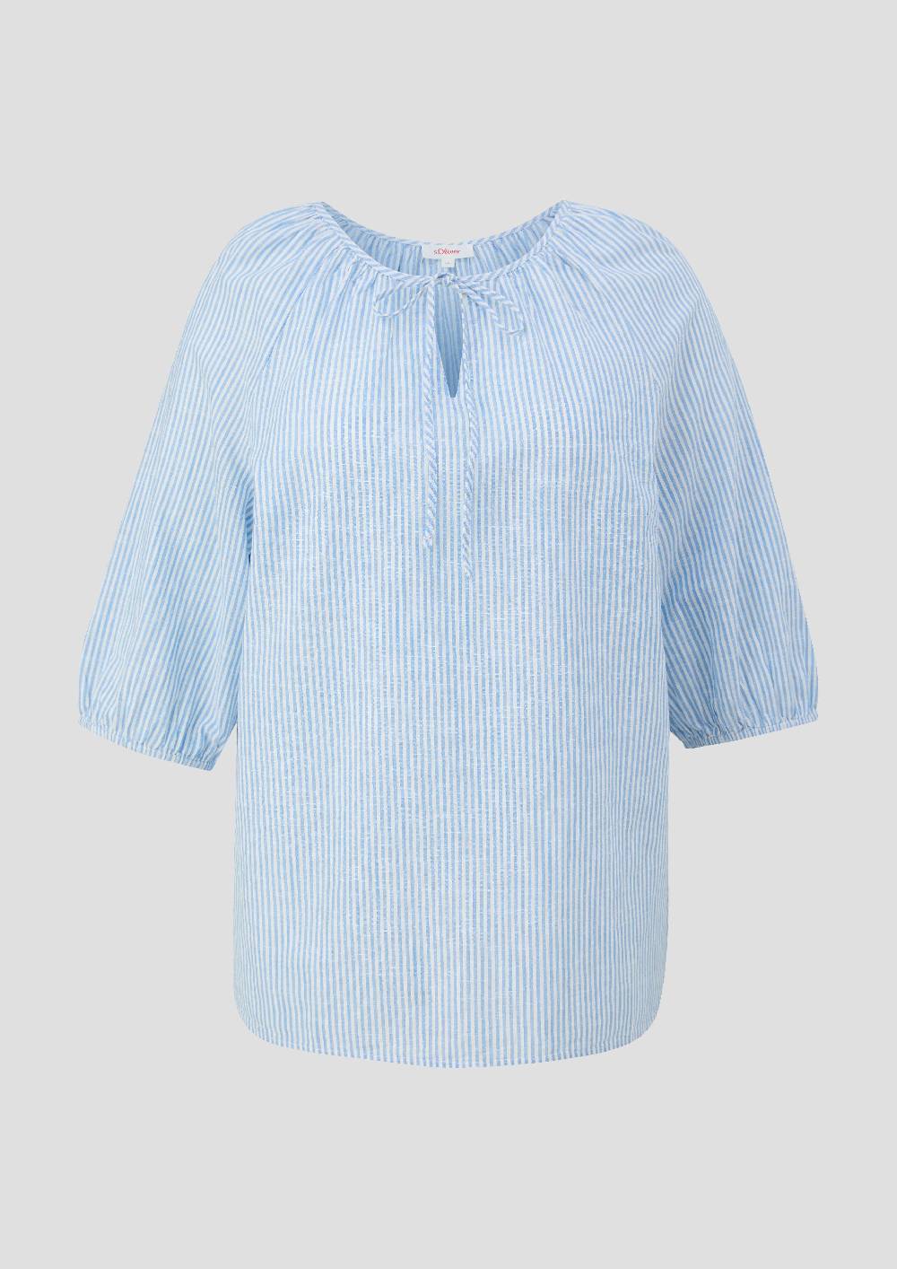 S.Oliver Fein Gestreifte Bluse Im Relaxed Fit