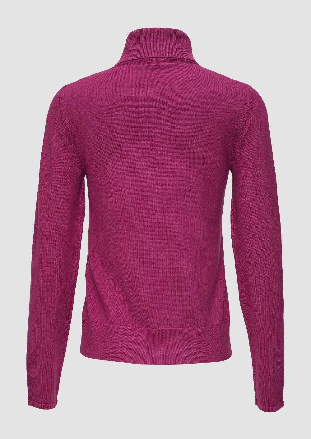 S.Oliver Feiner Rollkragenpullover Aus Viskosemix