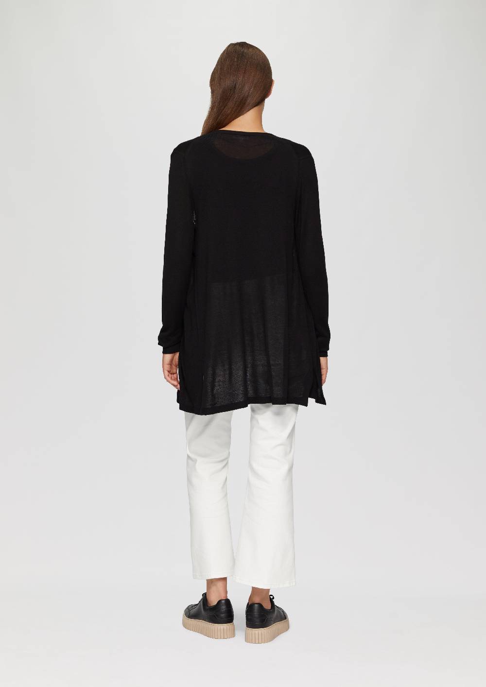 S.Oliver Feinstrick-Cardigan Aus Reiner Viskose