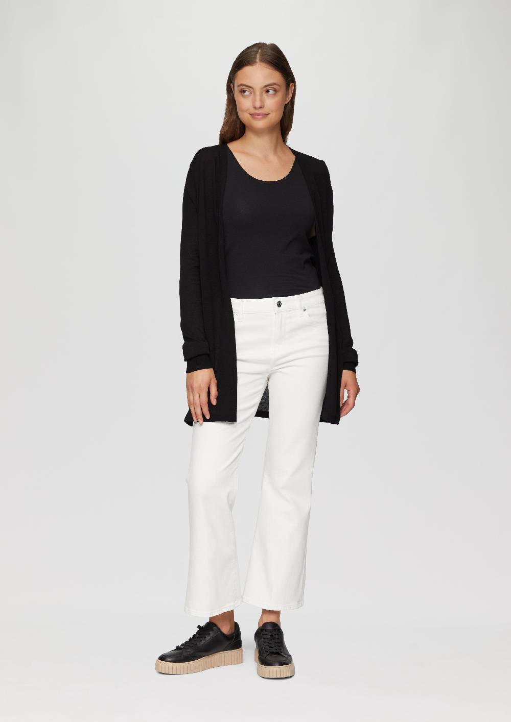 S.Oliver Feinstrick-Cardigan Aus Reiner Viskose