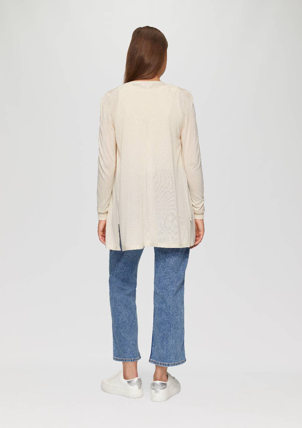 S.Oliver Feinstrick-Cardigan Aus Reiner Viskose