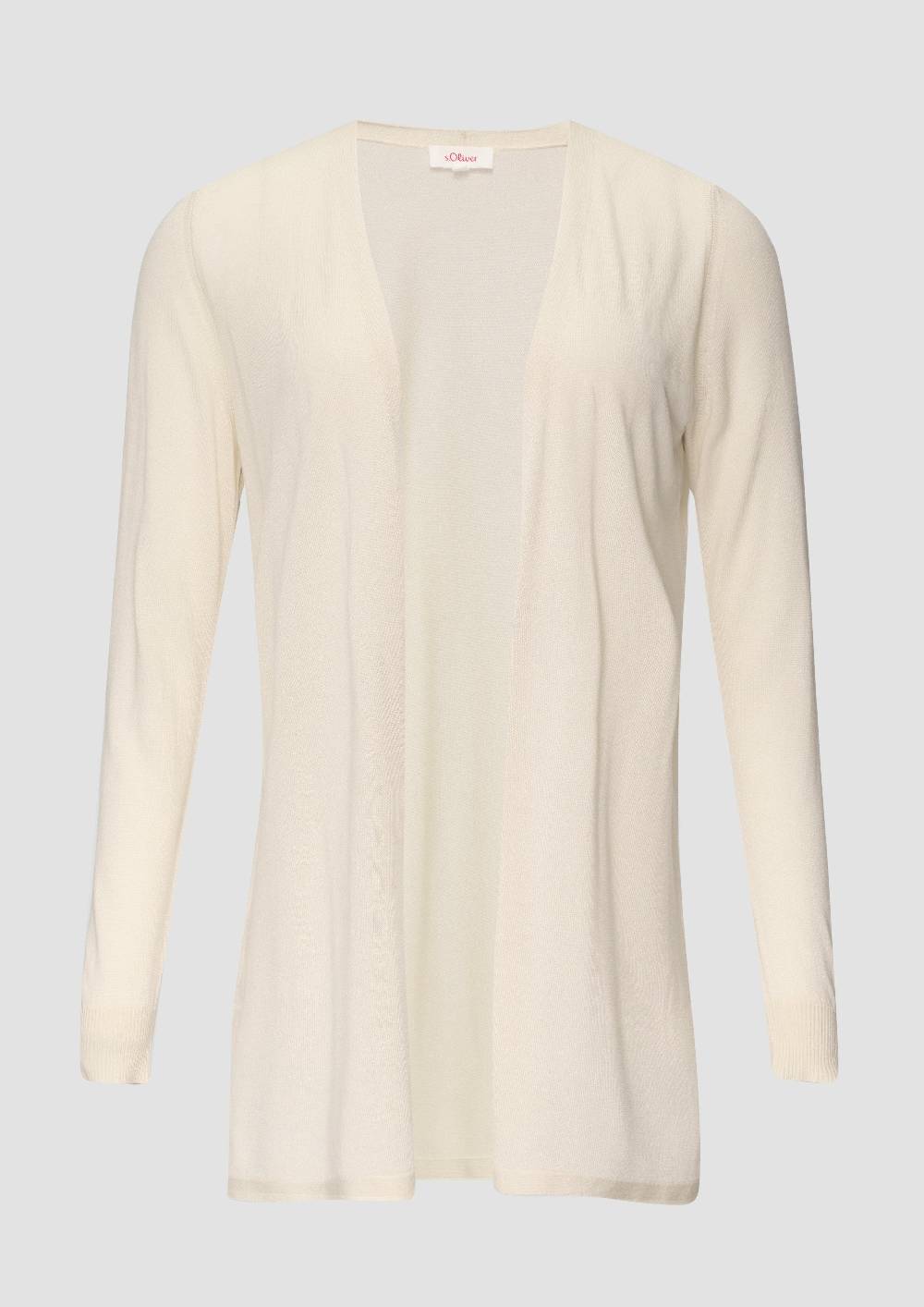 S.Oliver Feinstrick-Cardigan Aus Reiner Viskose