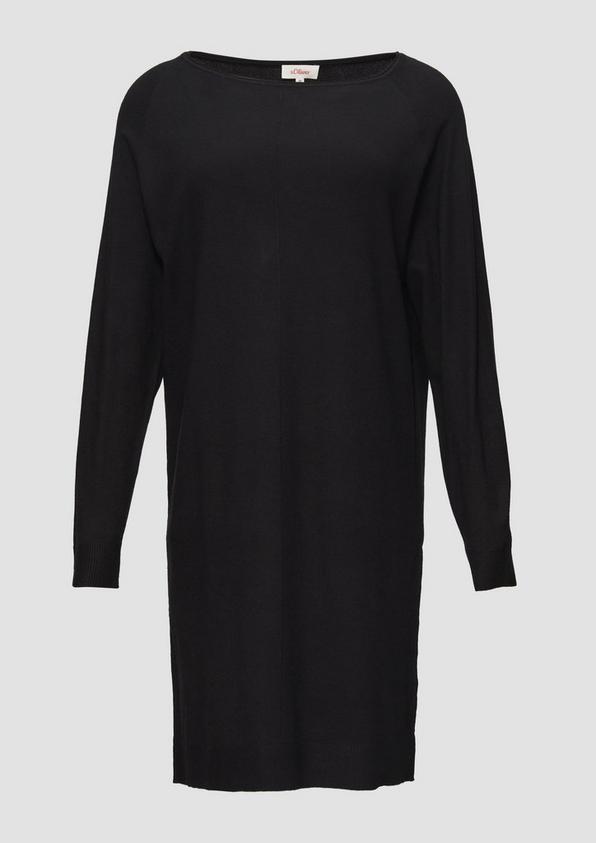 s.Oliver Feinstrickkleid mit U-Boot-Ausschnitt