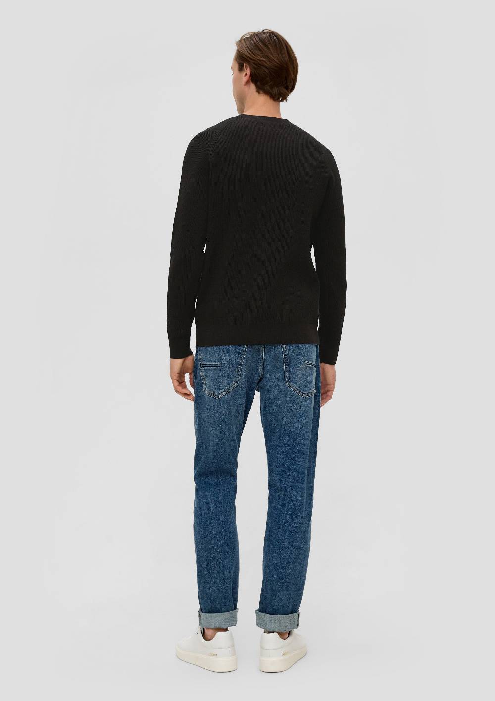 S.Oliver Feinstrickpullover Aus Baumwolle