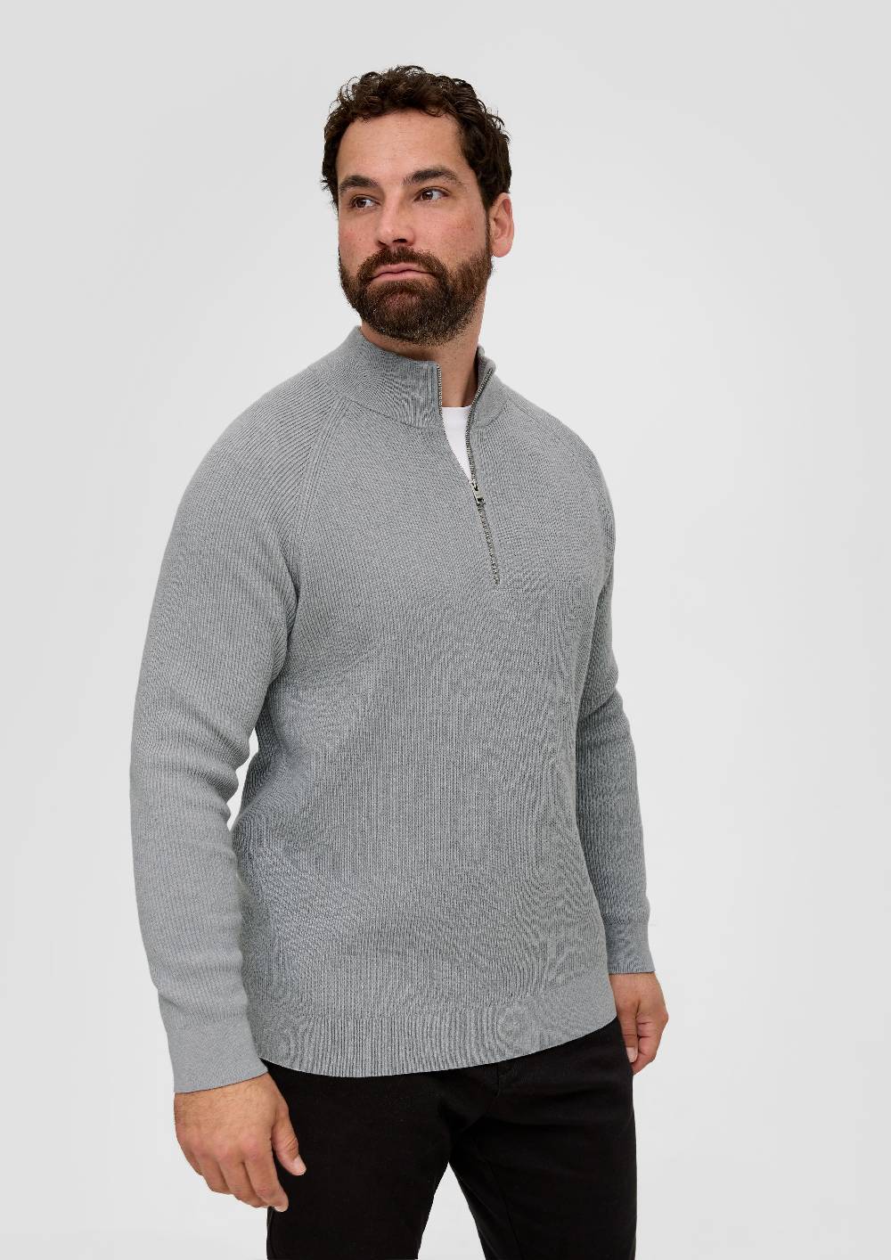 S.Oliver Feinstrickpullover Aus Baumwolle