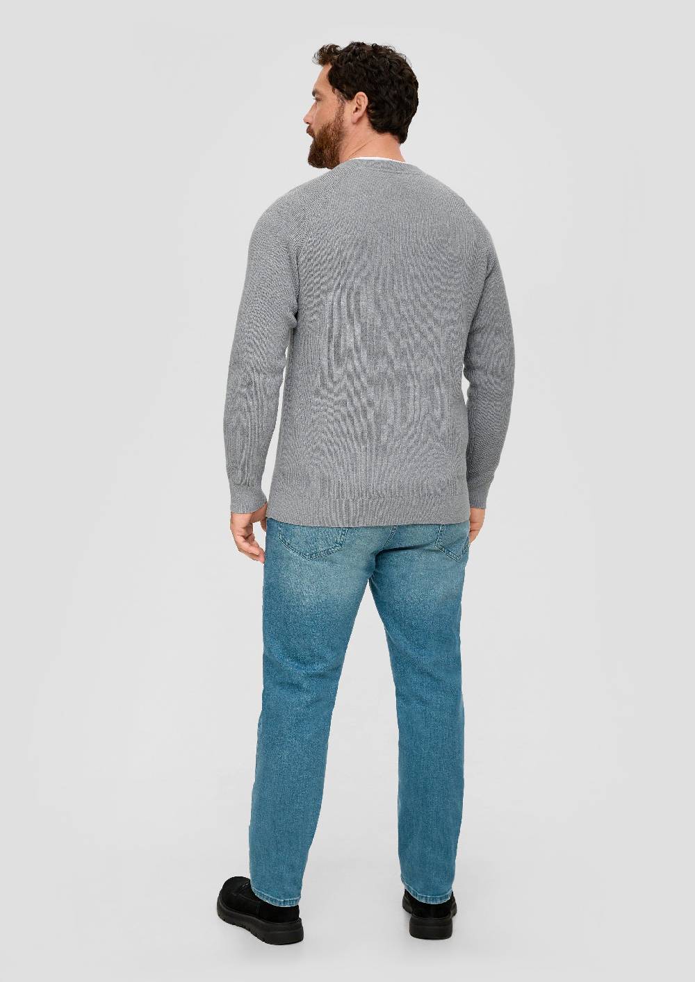 S.Oliver Feinstrickpullover Aus Baumwolle