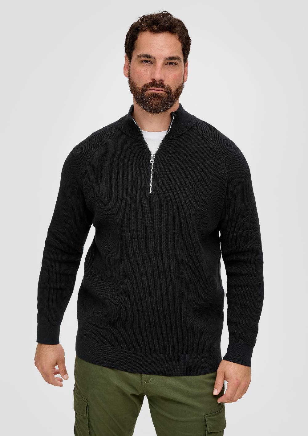 S.Oliver Feinstrickpullover Aus Baumwolle