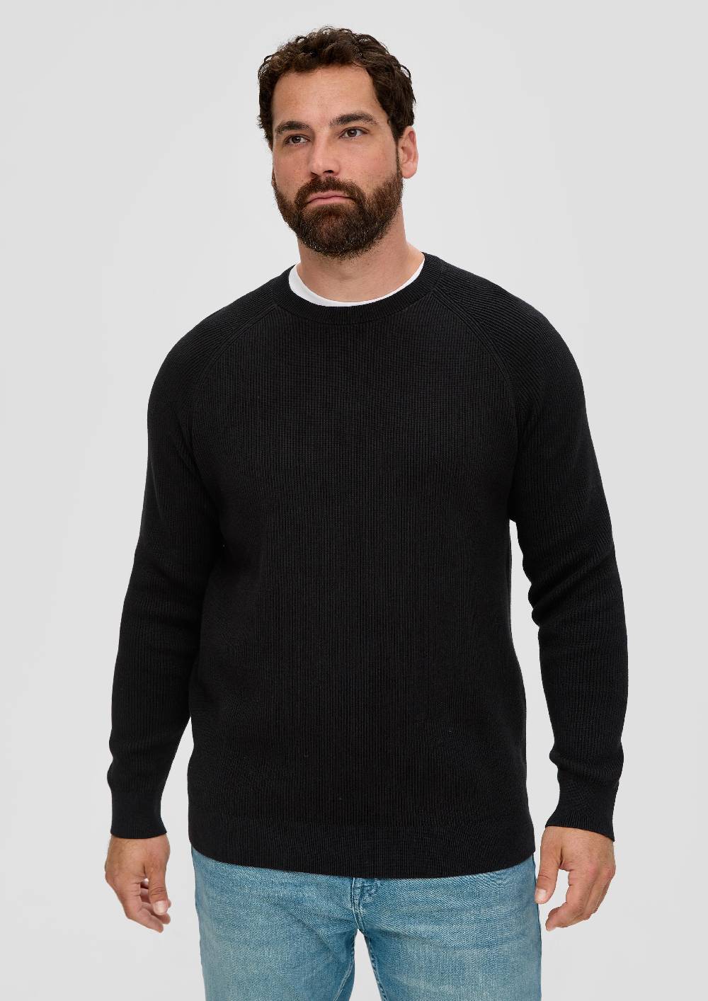 S.Oliver Feinstrickpullover Aus Baumwolle