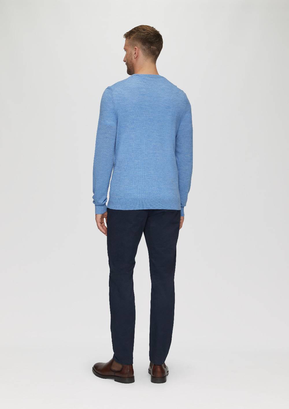 S.Oliver Feinstrickpullover Aus Reiner Merinowolle