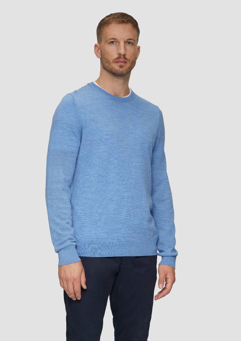 S.Oliver Feinstrickpullover Aus Reiner Merinowolle