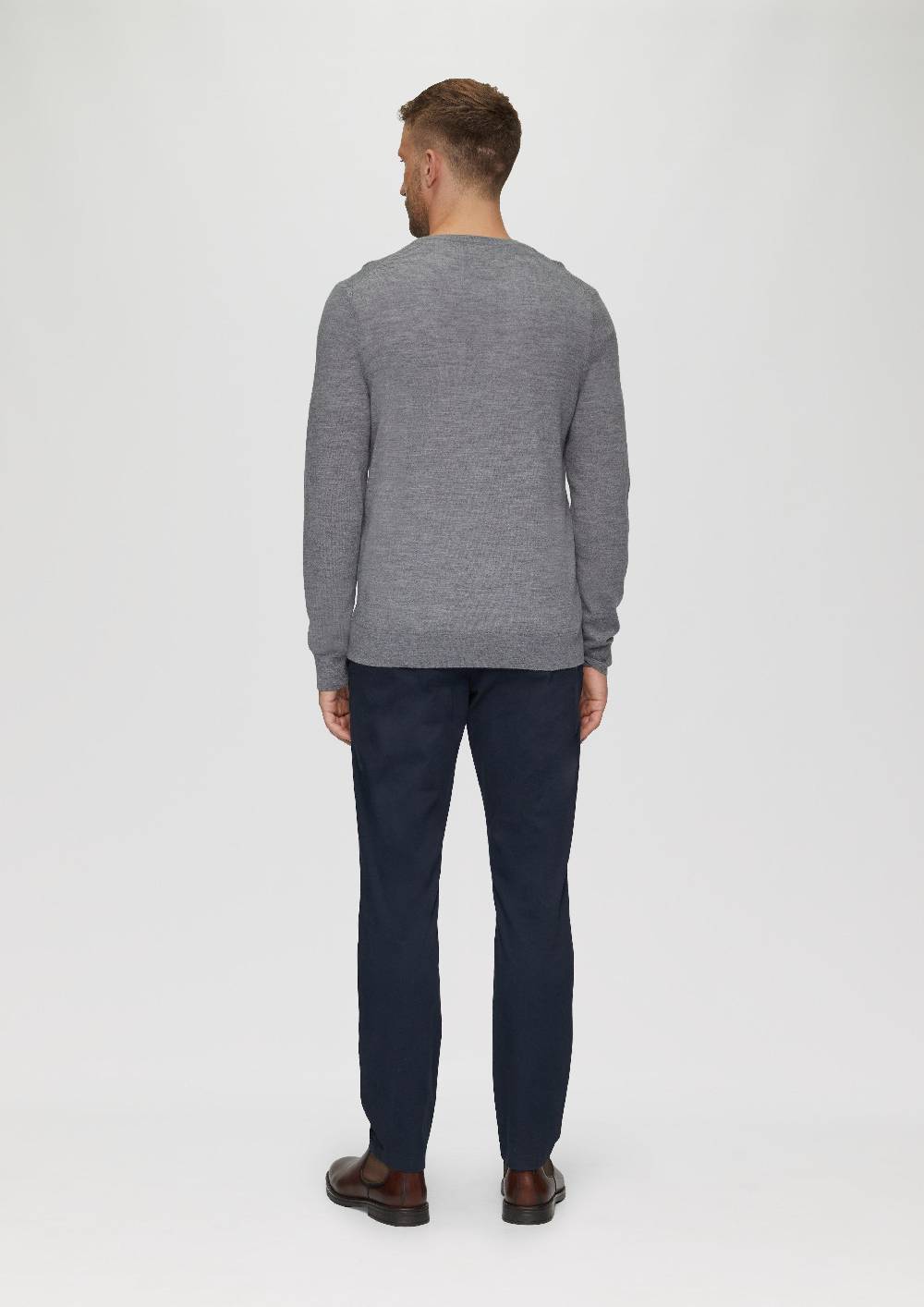 S.Oliver Feinstrickpullover Aus Reiner Merinowolle