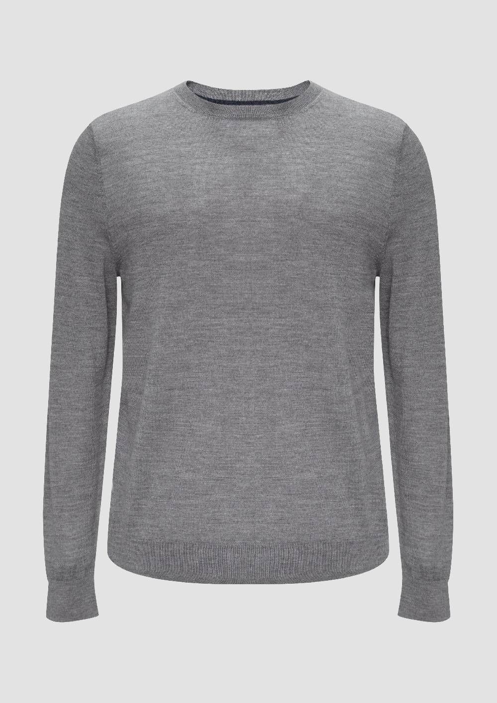 S.Oliver Feinstrickpullover Aus Reiner Merinowolle