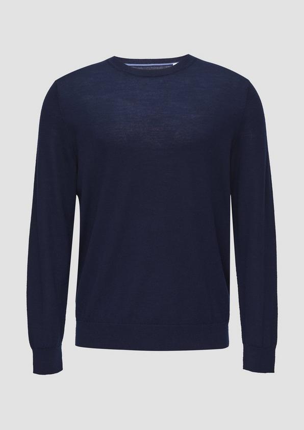 s.Oliver Feinstrickpullover aus reiner Merinowolle