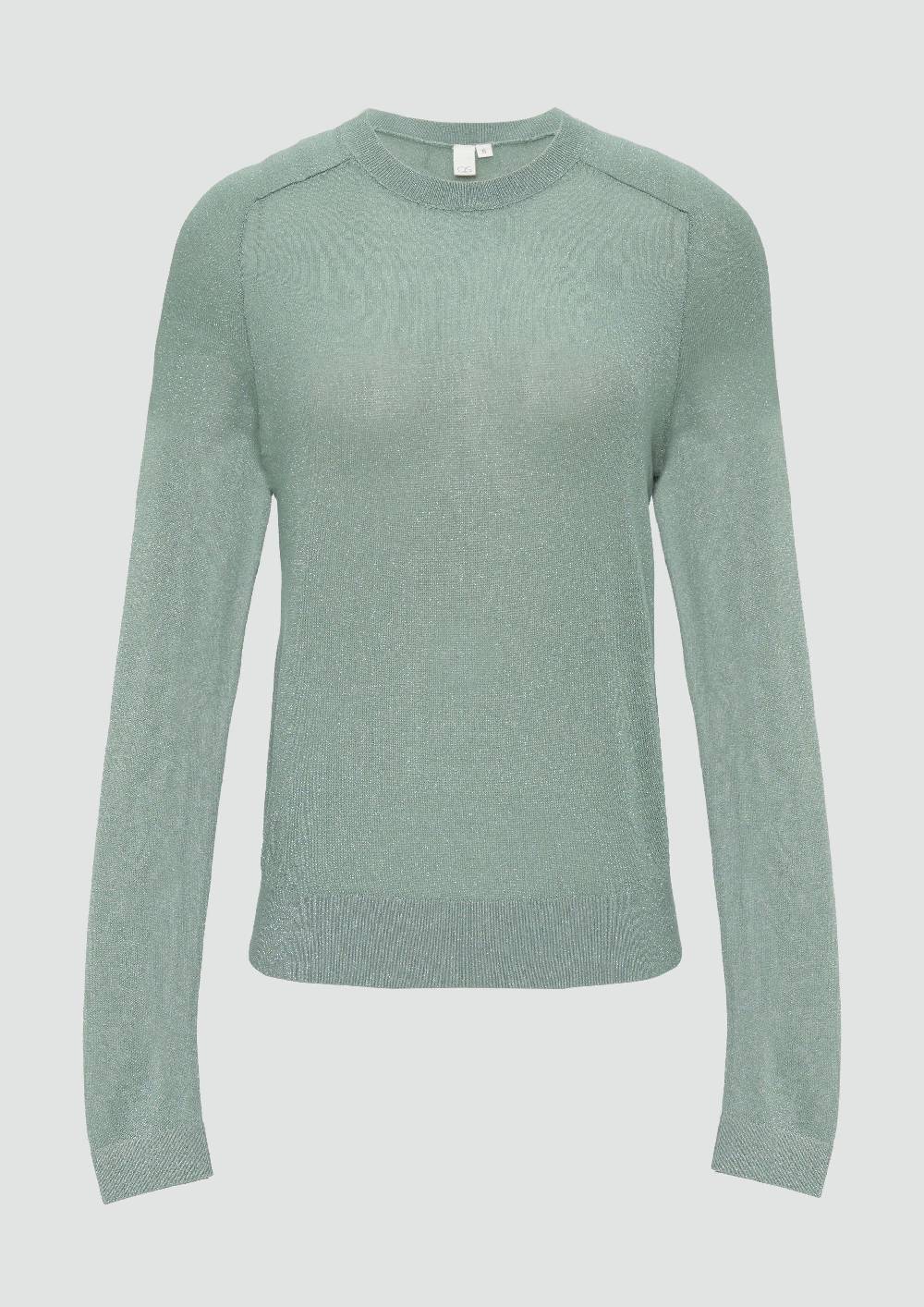 S.Oliver Feinstrickpullover In Glitzeroptik