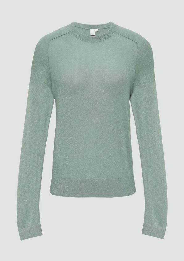 s.Oliver Feinstrickpullover in Glitzeroptik