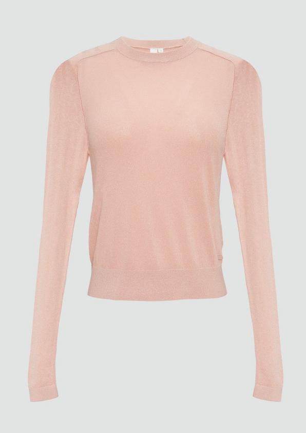 s.Oliver Feinstrickpullover in Glitzeroptik