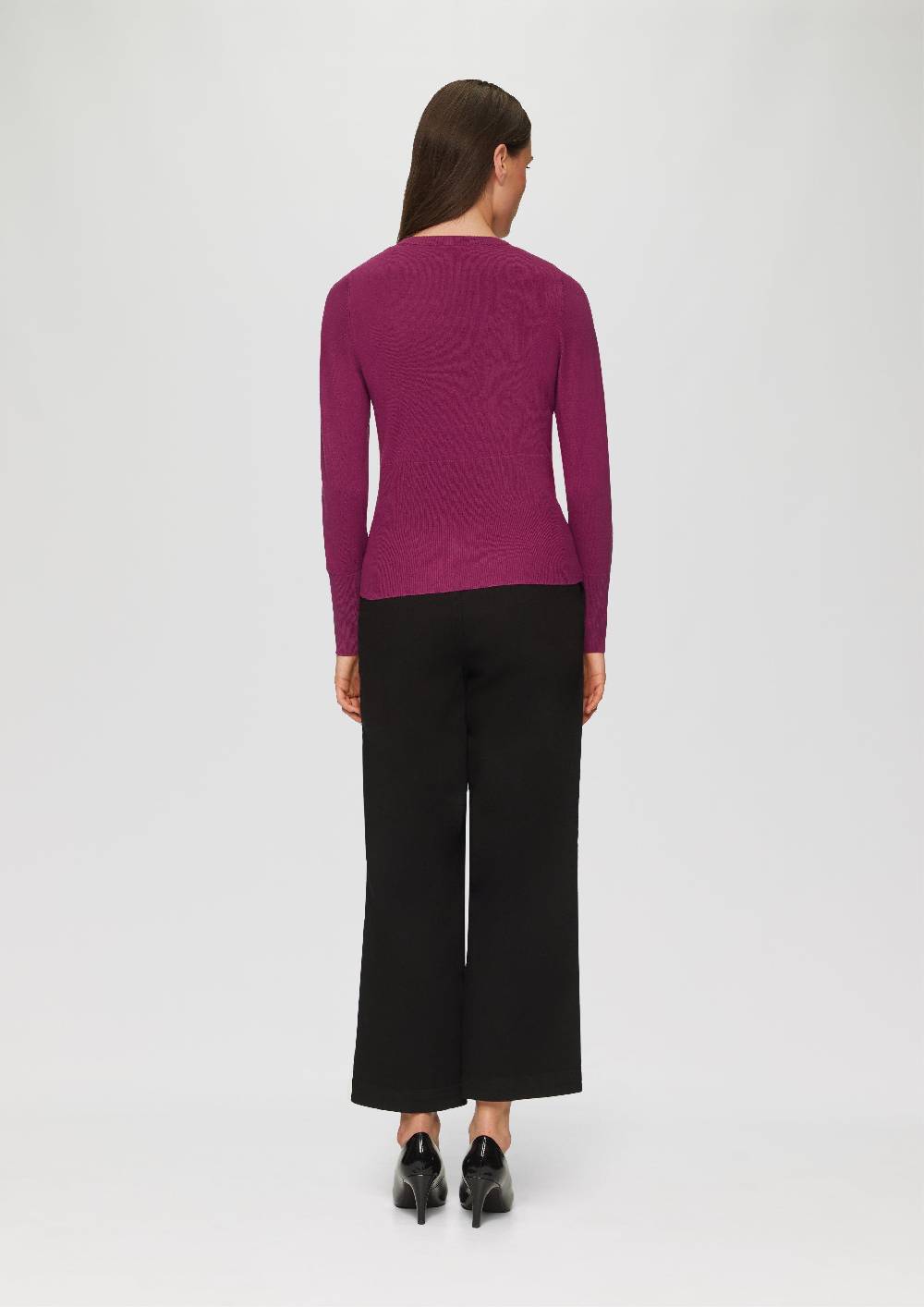 S.Oliver Feinstrickpullover In Wickel-Optik